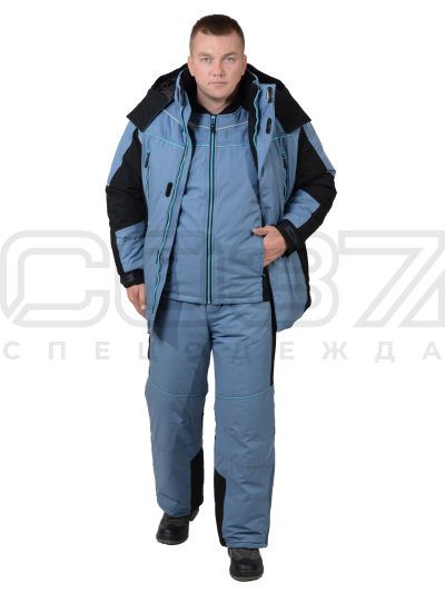 Костюм рабочий зимний Кодекс тк.берген (куртка+жилет+брюки) IV и Особый кл.пояс (2)