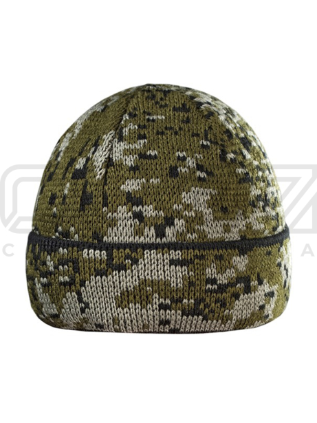 Шапка вязаная Frost 3-х нитка с отворотом цв.цифра тк.акрил шерсть