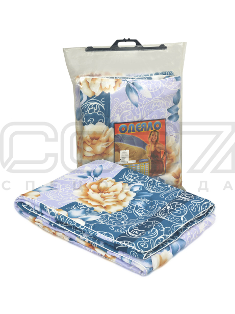 Одеяло одноигольная стёжка полиэстер цв. холлофайбер пл.220 гм²