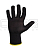 Перчатки JS полиэстер чёрные 13 класс вязки латексная манжета  1